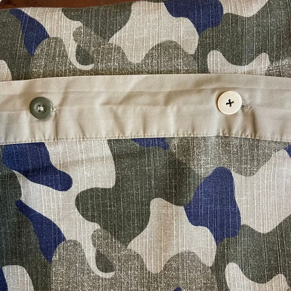 Pottery Barn Kids Camouflage Duvet Cover + Sham 85 x 64